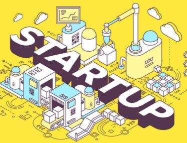 illustration of start up company